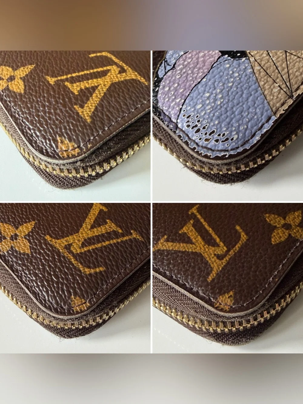 Louis Vuitton Illustré Hot Air Balloon Limited Edition Monogram Zippy Wallet
